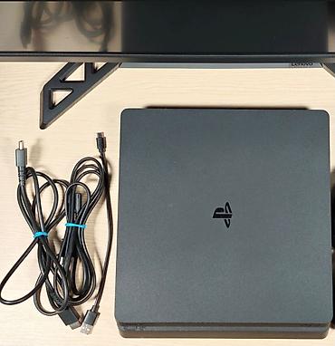 playstation 4 slim ikinci el: Playstation 4 slim 1 tb yaddasnan. Ev seraitinde istifade olunub.Hec — 1