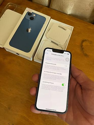 ipad mini: IPhone 13 mini, 128 GB, Blue Titanium, Face ID, Sənədlərlə — 9