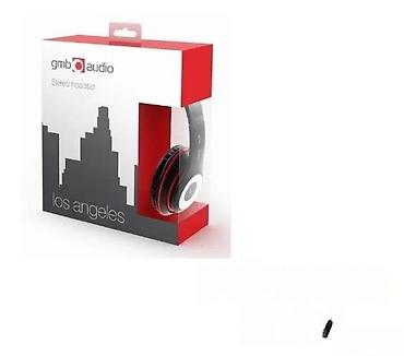 Slušalice: GMB Audio “Los Angeles” – žičane stereo slušalice preko ušiju - — 1