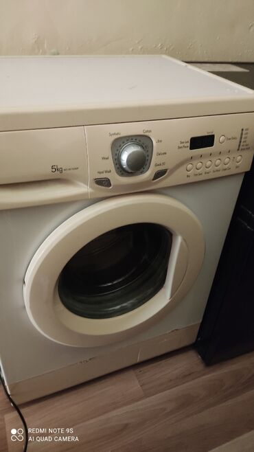 elc: Paltaryuyan maşın LG, 5 kq, İşlənmiş, Avtomat, Qurutmasız, Kredit yoxdur, Ünvandan götürmə