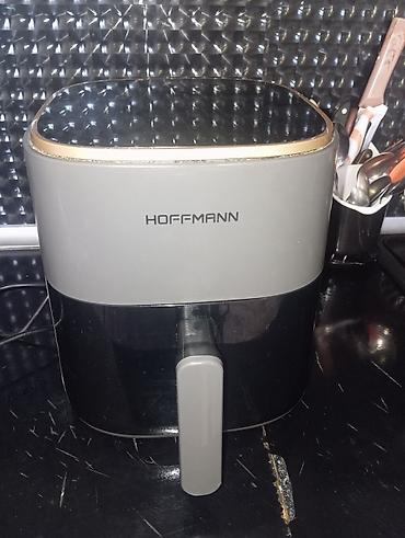 hoffman telefon: Hoffmann hava fritözü (air fryer) - Rəng: boz/qara, qızılı haşiyəli — 3