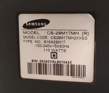 Телевизоры: 📺Телевизор "Samsung Flatron" PLANO. Модель: CS-29M17MH (R) — 8