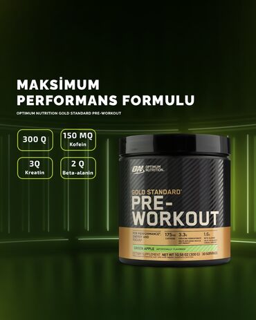 Əlcəklər: PRE-WORKOUT – MAKSİMUM PERFORMANS ⚡ 1 porsiyada 300 mg kofein, 3.2 g