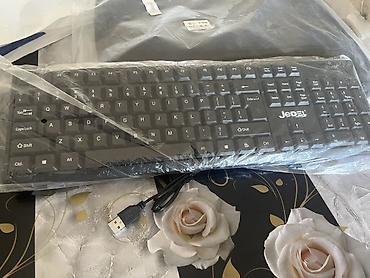 planşet ucun klaviatura: JeDEL simli USB klaviatura,, - Tam ölçülü (Full-size) quraşdırma — 1