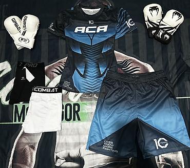 Спортивные костюмы: Спортивные комплекты для единоборств (футболка + шорты) - Назначение — 9