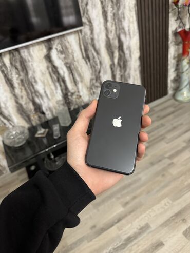 iphone 11 pro max ekran: IPhone 11, 64 GB, Qara, Face ID