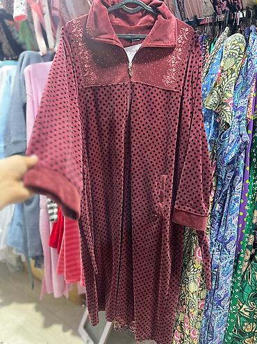 Халаты: Велюровые теплые халаты на любой размер 42 до 62 идут 💯 хлопок — 9