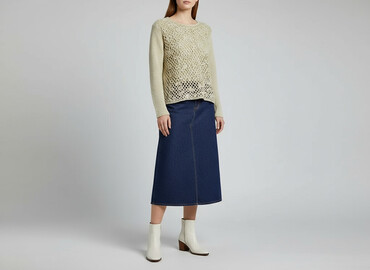 sweter odkryte plecy: Sweter damski, rozmiar M