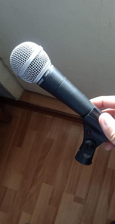 yaxa mikrofon: Shure SM58 dinamik vokal mikrofonu – əfsanəvi kardioid yönlü nümunə — 6