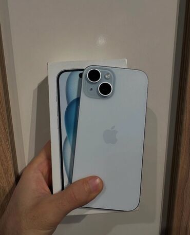 Apple iPhone: IPhone 15, 256 GB, Pacific Blue, Face ID