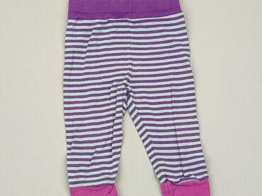 trampki fioletowe: Spodnie dresowe, Lindex, 6-9 m, stan - Dobry