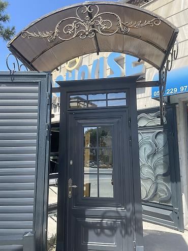 Metall qapılar və giriş sistemləri - Material: qalın divarlı polad
