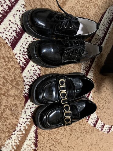 обувь мужская зимняя: Туфли на шнурках одевали один раз