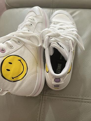 вулкани: Кроссовки, 37, Adidas, Б/у, цвет - Белый, Самовывоз — 1