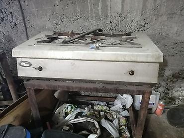 Кафелер, ресторандар үчүн: Промышленная газовая варочная панель Grill Master, 2-конфорочная — 2