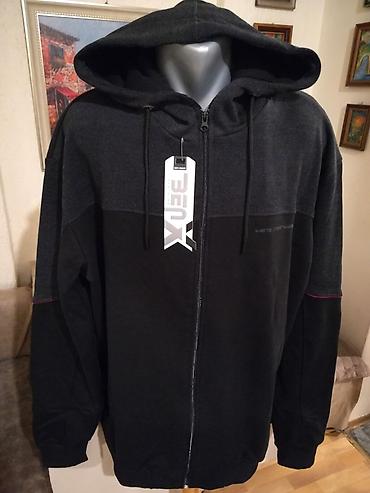 pull bear rs: Kvalitetan muski duks sa kapuljacom u velikom broju Benx 5XL Crni — 1