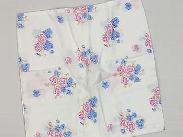 retro rzeczy: Chusteczka materiałowa w kwiaty – unisex - Wzór: drobne róże w — 1