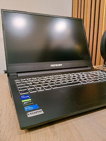 geforce 2060 8gb: Monster oyun noutbuku - Ekran: 15.6" mat panel, nazik çərçivəli — 6