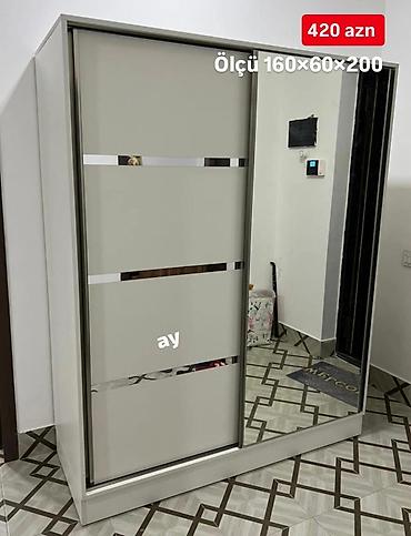 tap.az dolablar: Sürgülü qapılı şkaf - Ölçü: 160×60×200 sm (eni×dərinlik×hündürlük) — 1