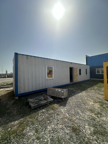 konteynerlərin satışı: Ofis konteyner. 12 metrlik hazır ofis konteyner satilir. 5 penceresi