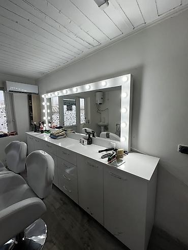 Салонные кресла: Парикмахерские кресла гидравлические (2 шт.) - Цвет: белый - Обивка — 6