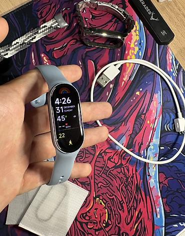 smart qolbaqlar: İşlənmiş, Smart qolbaq, Xiaomi, Bluetooth, rəng - Gümüşü — 3