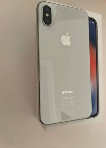 iphonelər: IPhone X, 64 GB, Jet Black, Zəmanət, Face ID, Sənədlərlə