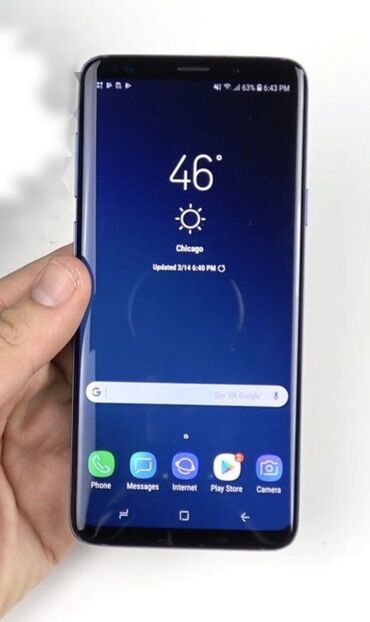 купить телефон samsung s10: Samsung Galaxy S9 Plus, 256 ГБ, түсү - Көк, 1 SIM