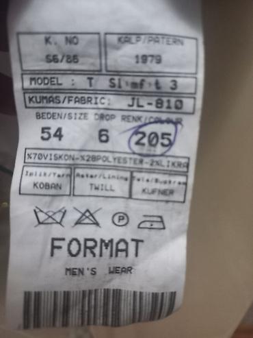 Şəxsi əşyalar: Kişi üçlü kostyum dəsti – Format (Forstmat) brendi - Rəng: tünd boz — 3