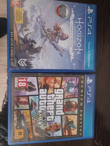 PS4 (Sony PlayStation 4): Диски Playstation 4 
Horizon:1000
GTA5:2000