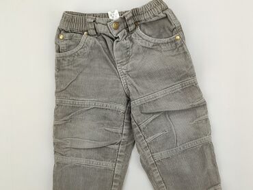 spodnie szare jeansy: Spodnie jeansowe, St.Bernard, 9-12 m, stan - Dobry