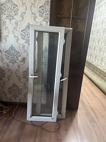 дверь балконная: Пластиковая створка окна с поворотно-откидной фурнитурой + — 2