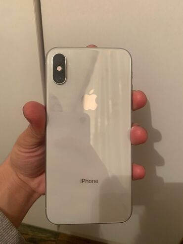 iphone xs бишкек: IPhone Xs, 64 ГБ, Ак, Каптама, 85 %