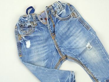 Jeansy: Spodnie jeansowe, Zara Kids, 6-9 miesięcy, stan - Bardzo dobry