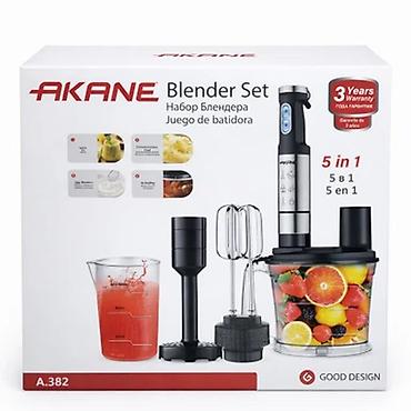 blendir: Akane A382 5-i 1-ində Çoxfunksiyalı Blender Dəsti – Elektrikli Mikser — 1