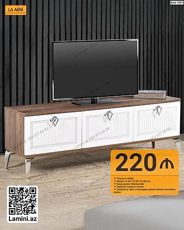 Ev üçün mebel: TV altlığı – La Mini (Kod: 1391) - Ölçülər: 40 sm (D) x 50 sm (H) x — 1
