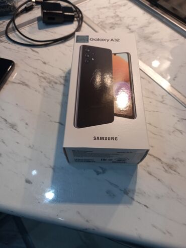 samsung a06 qiymeti: Samsung Galaxy A32, 64 GB, rəng - Qara, İki sim kartlı