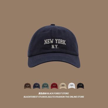 шапка б у: Новая темно синяя кепка в наличии