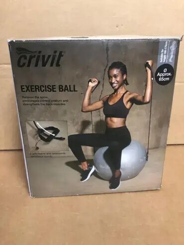 Rekviziti za vežbanje: #0485 Crivit Fitness Ball - Lopta za vežbanje; Gimnastička loptaSa 2 — 7