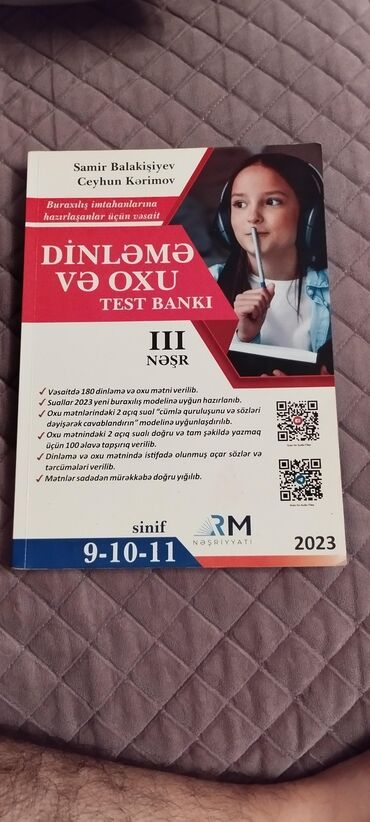 RM nəşriyyatı. 9-10-11ci siniflər üçün. 2023cü il