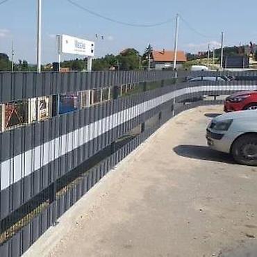 Proizvodi od rolovanog metala, metalni kanali: Panel 2d 143x250 6/5/6 mm cink+pvc akcija. Panelna ogradafence system — 24