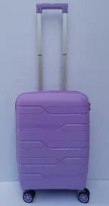 Putni koferi i torbe: Tvrdi kofer na točkiće – ljubičasti - Materijal: tvrda plastika (ABS — 15