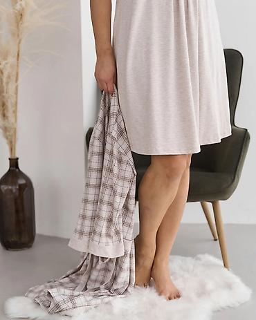 mango: Ночная сорочка, Хлопок, Средняя модель, L, XL, 2XL — 8