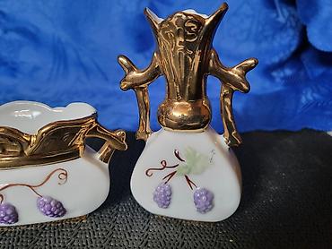 case coca cola: Trodelni nov porcelanski dekorativni set 1920g+. Trodelni set — 9