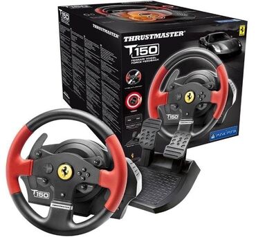 Техника для кухни: Thrustmaster T150 Ferrari Wheel Force Feedback sükan və pedal dəsti -