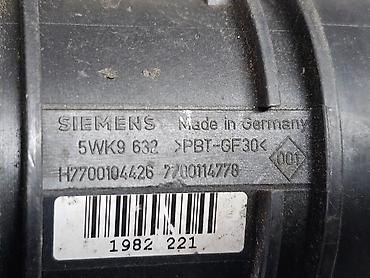 Датчики, сенсоры, предохранители: Расходомер Renault 2003 г., Б/у, Оригинал, Германия — 18