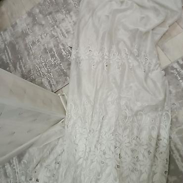 Декоративные цветы: Тюль в молочном цвете Размер :высота 2.75 ширина 6 м - Материал — 9