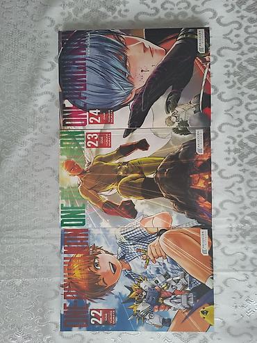 kitab şkafi: **One-Punch Man manga dəsti – 17, 18, 19, 20, 21, 22, 23 və 24-cü — 4