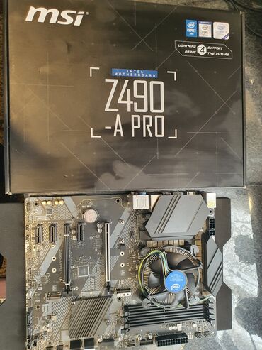 msi u100: Материнская плата MSI Z490A PRO, Б/у