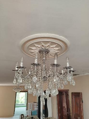 ucuz gul: Çılçıraq, 10 və daha çox lampa, Xrustal — 1